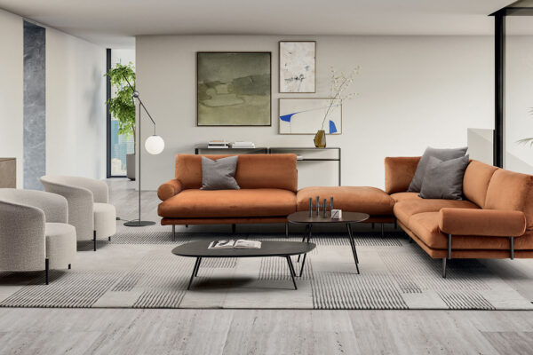 divano Calligaris mies roll